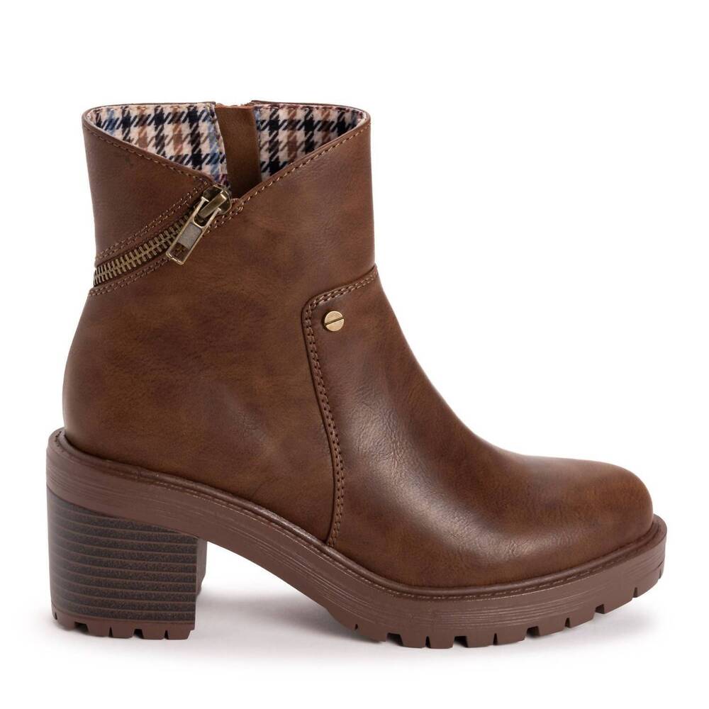 NEW MUK LUKS women's lucy lucia boot in brown